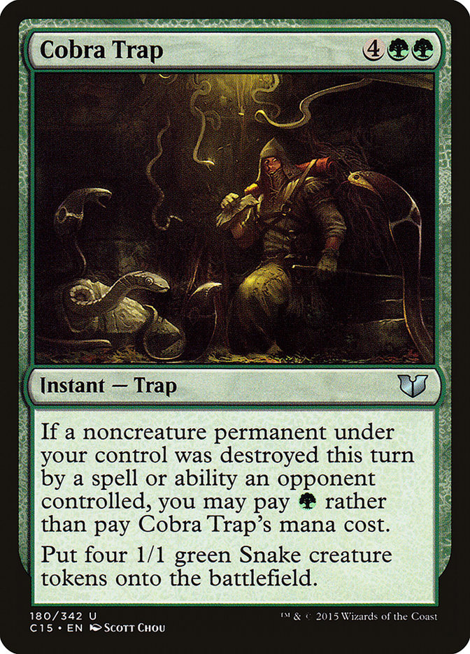 Cobra Trap [Commander 2015] | Game Grid - Logan