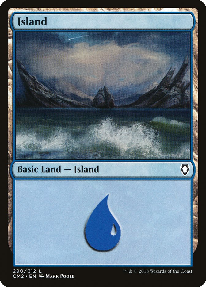 Island (290) [Commander Anthology Volume II] | Game Grid - Logan