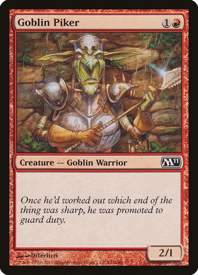 Goblin Piker [Magic 2011] | Game Grid - Logan