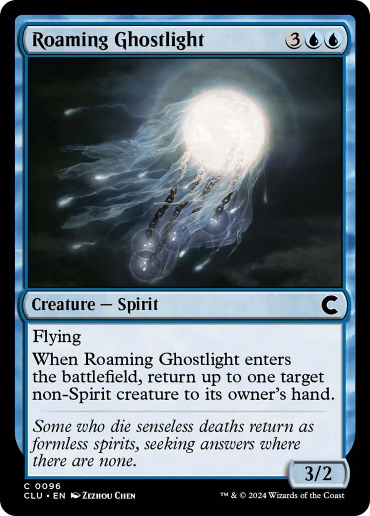 Roaming Ghostlight [Ravnica: Clue Edition] | Game Grid - Logan