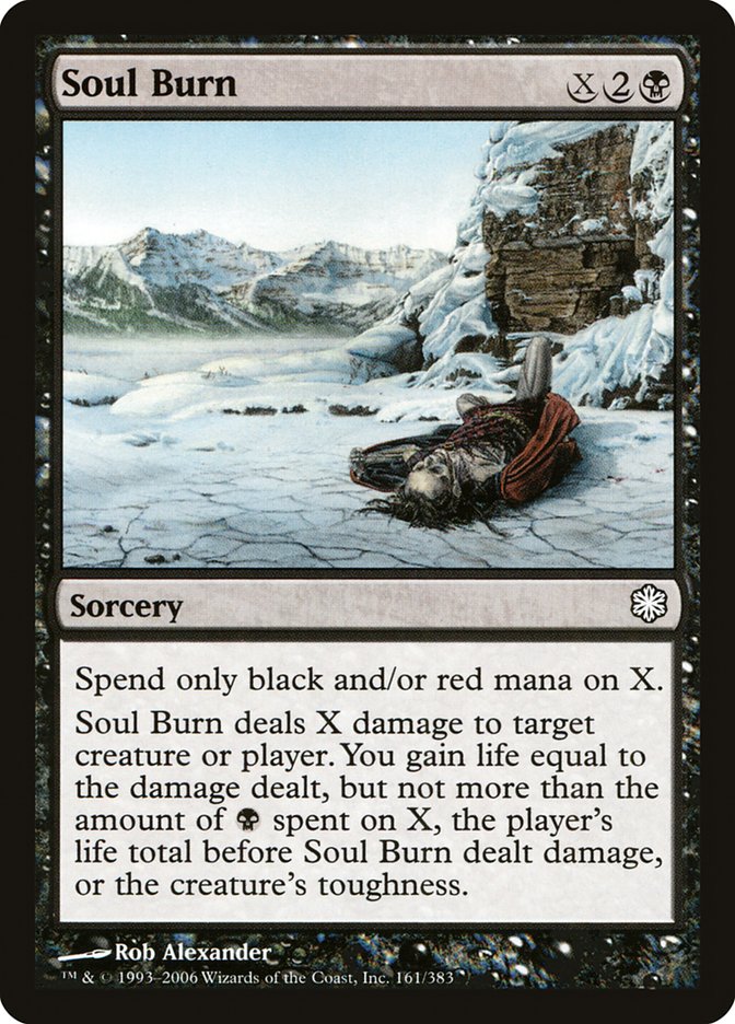 Soul Burn [Coldsnap Theme Decks] | Game Grid - Logan