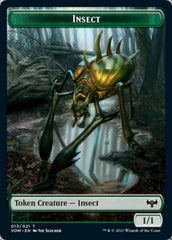 Insect // Human (010) Double-Sided Token [Innistrad: Crimson Vow Tokens] | Game Grid - Logan