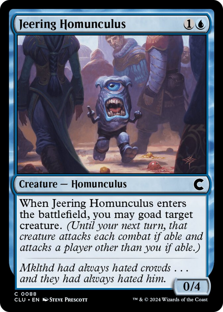 Jeering Homunculus [Ravnica: Clue Edition] | Game Grid - Logan