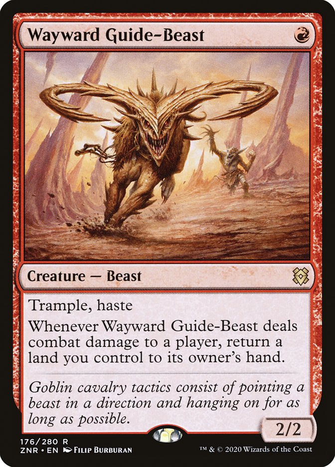 Wayward Guide-Beast [Zendikar Rising] | Game Grid - Logan