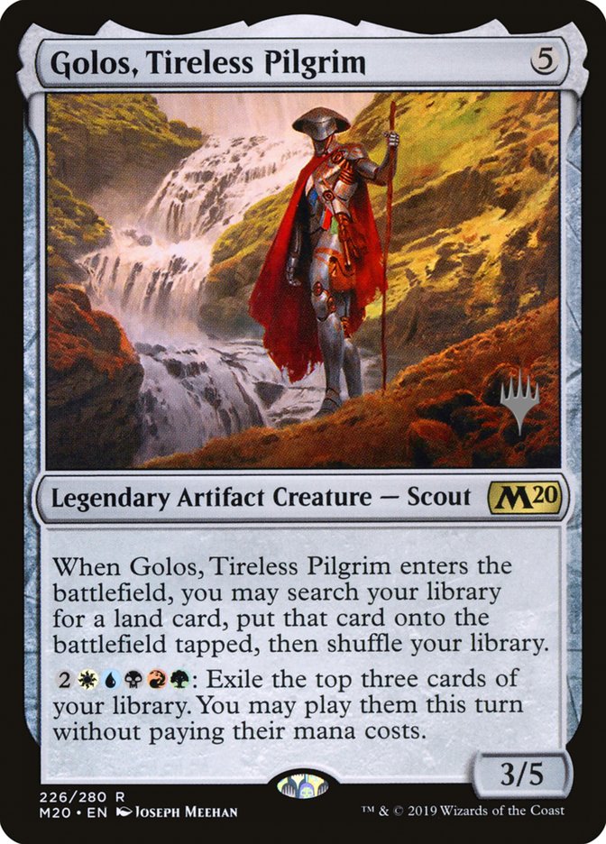 Golos, Tireless Pilgrim (Promo Pack) [Core Set 2020 Promos] | Game Grid - Logan