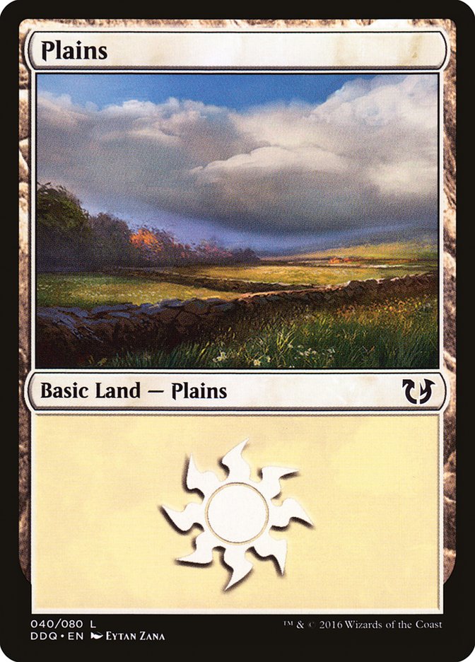 Plains (40) [Duel Decks: Blessed vs. Cursed] | Game Grid - Logan