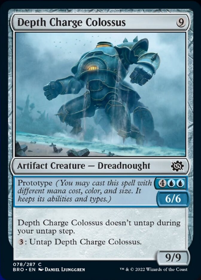 Depth Charge Colossus [The Brothers' War] | Game Grid - Logan