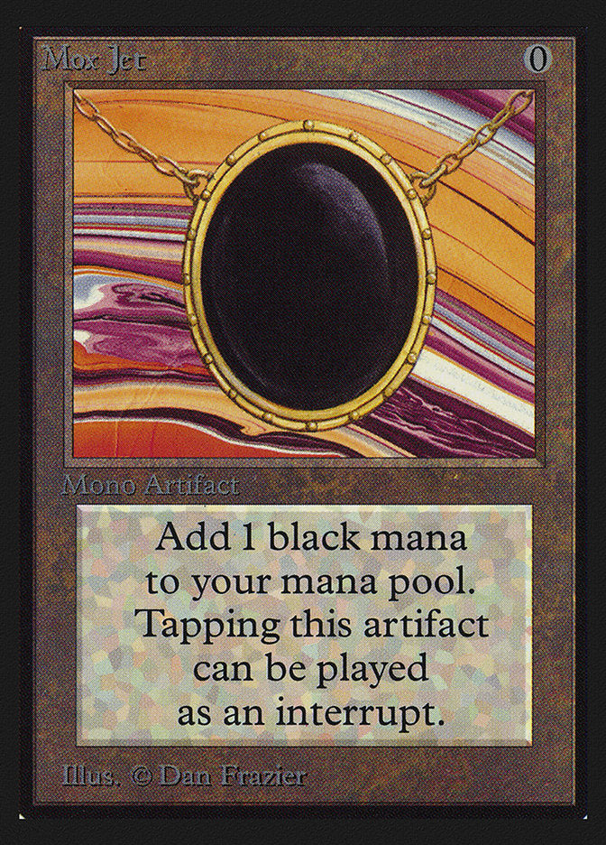 Mox Jet (Black Stone) [International Collectors' Edition] | Game Grid - Logan