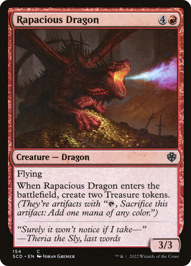 Rapacious Dragon [Starter Commander Decks] | Game Grid - Logan