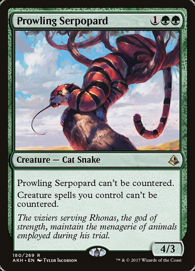 Prowling Serpopard [Amonkhet] | Game Grid - Logan