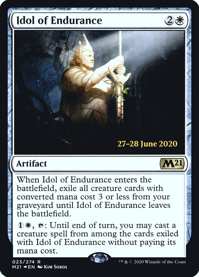 Idol of Endurance [Core Set 2021 Prerelease Promos] | Game Grid - Logan