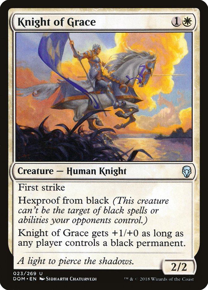 Knight of Grace [Dominaria] | Game Grid - Logan