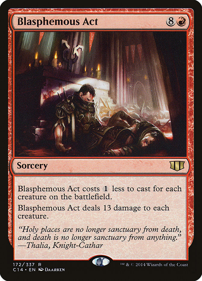 Blasphemous Act [Commander 2014] | Game Grid - Logan
