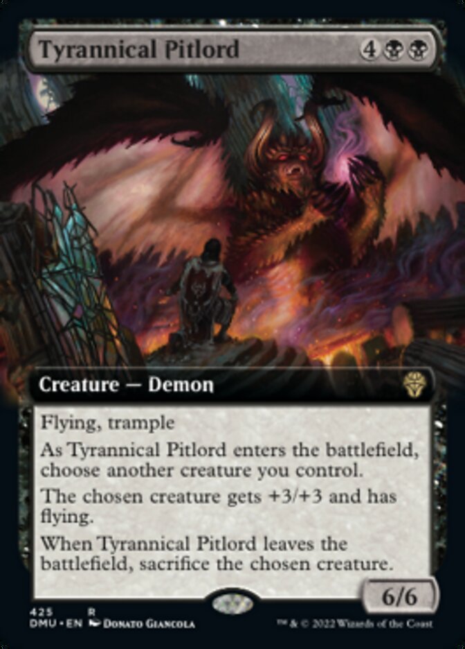 Tyrannical Pitlord (Extended Art) [Dominaria United] | Game Grid - Logan