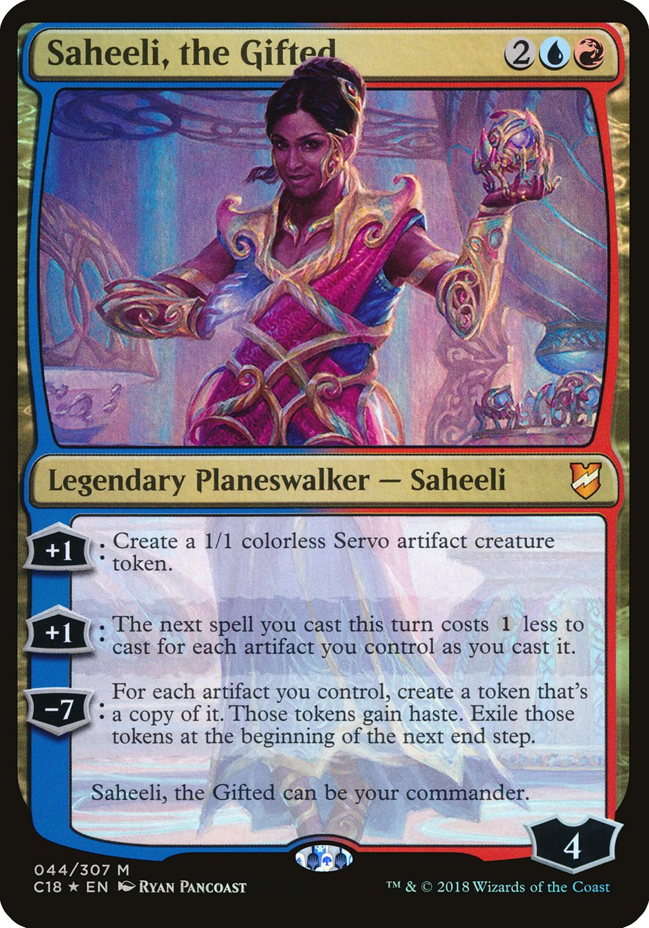 Saheeli, the Gifted (Oversized) [Commander 2018 Oversized] | Game Grid - Logan