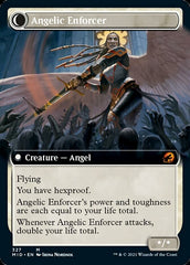 Enduring Angel // Angelic Enforcer (Extended Art) [Innistrad: Midnight Hunt] | Game Grid - Logan