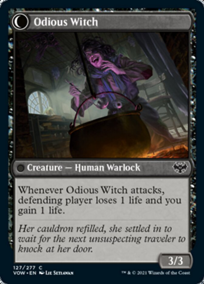 Ragged Recluse // Odious Witch [Innistrad: Crimson Vow] | Game Grid - Logan