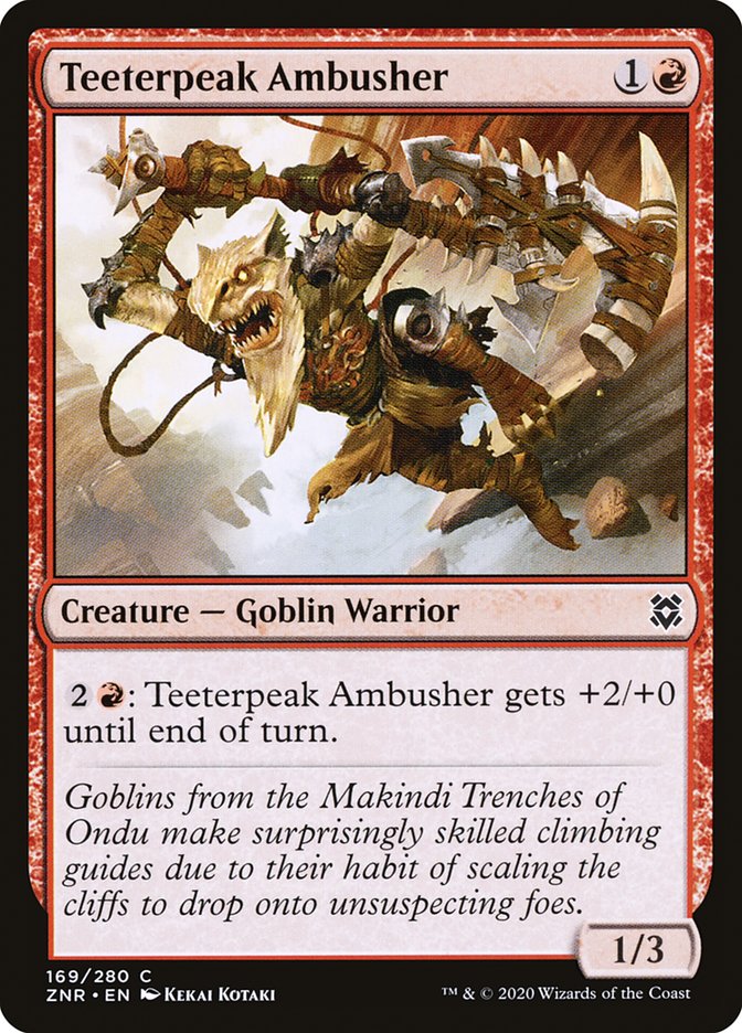Teeterpeak Ambusher [Zendikar Rising] | Game Grid - Logan