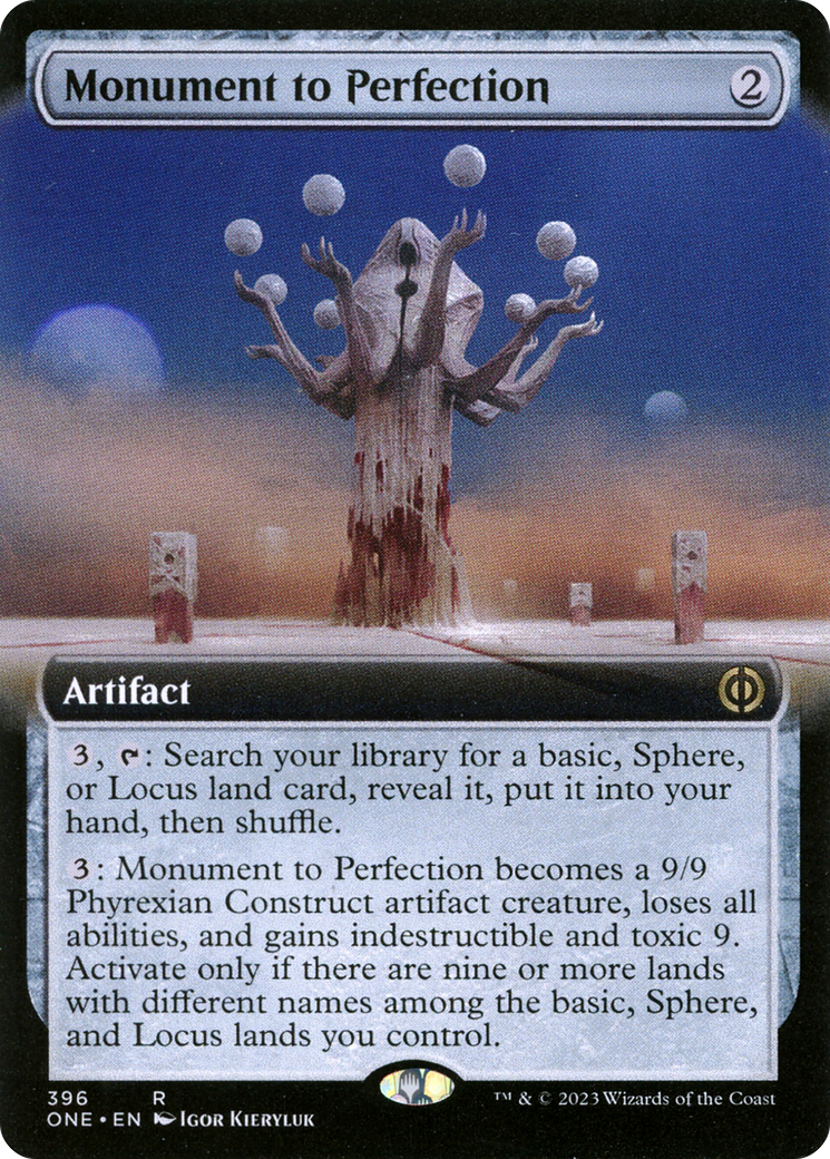 Monument to Perfection (Extended Art) [Phyrexia: All Will Be One] | Game Grid - Logan