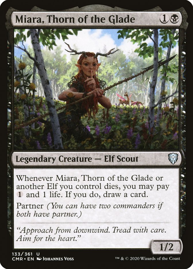 Miara, Thorn of the Glade [Commander Legends] | Game Grid - Logan