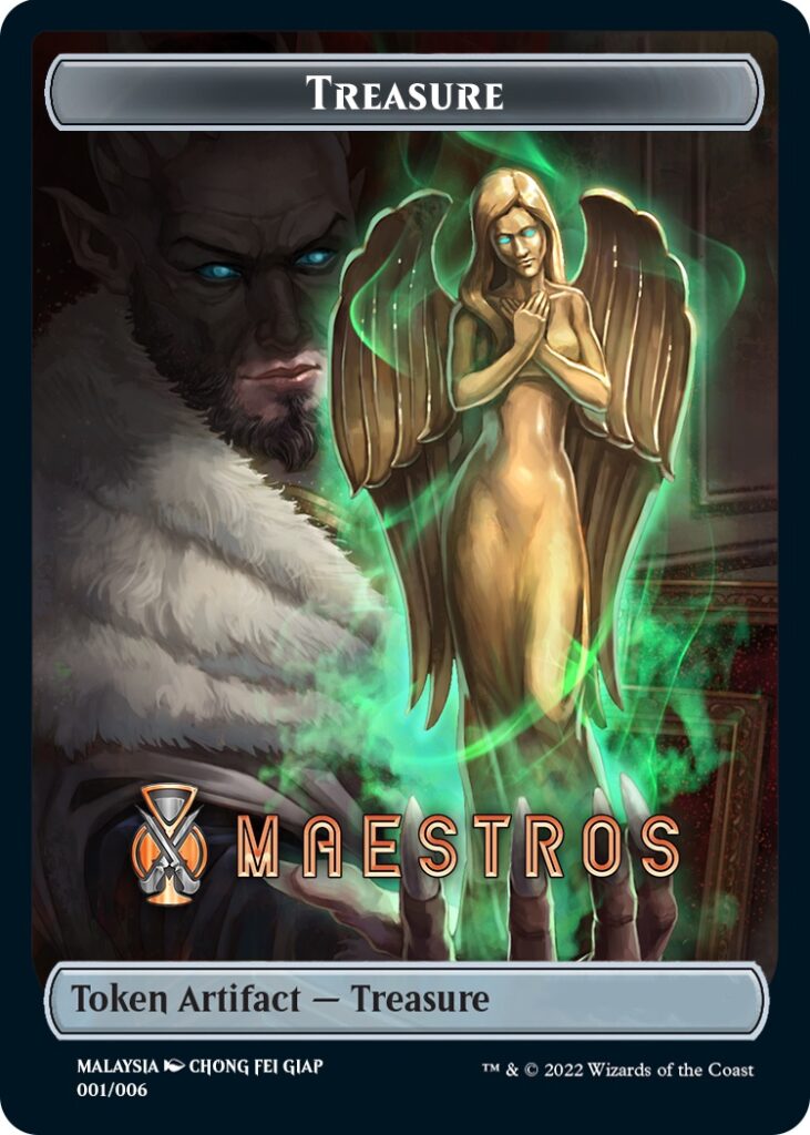 Treasure Token (Maestros) (Southeast Asia Artists) [Streets of New Capenna Tokens] | Game Grid - Logan