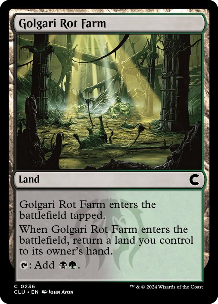 Golgari Rot Farm [Ravnica: Clue Edition] | Game Grid - Logan