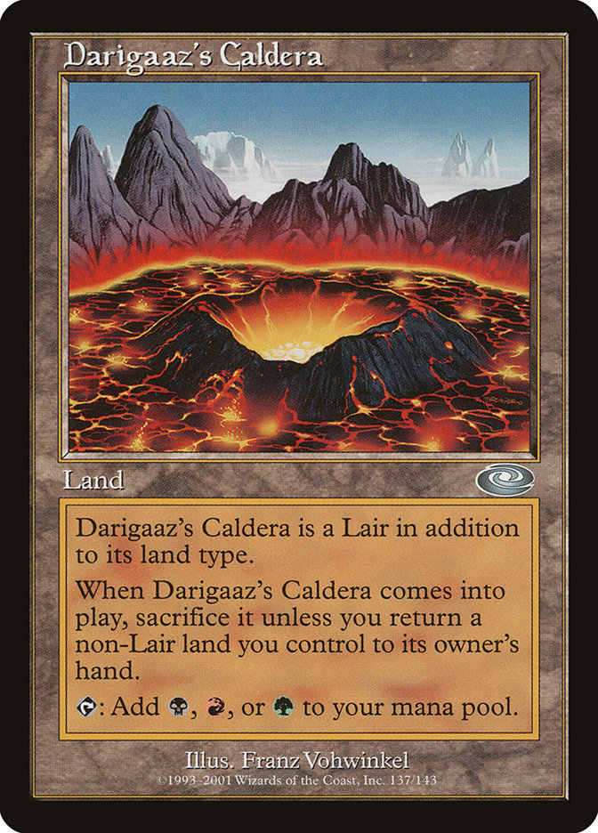 Darigaaz's Caldera [Planeshift] | Game Grid - Logan