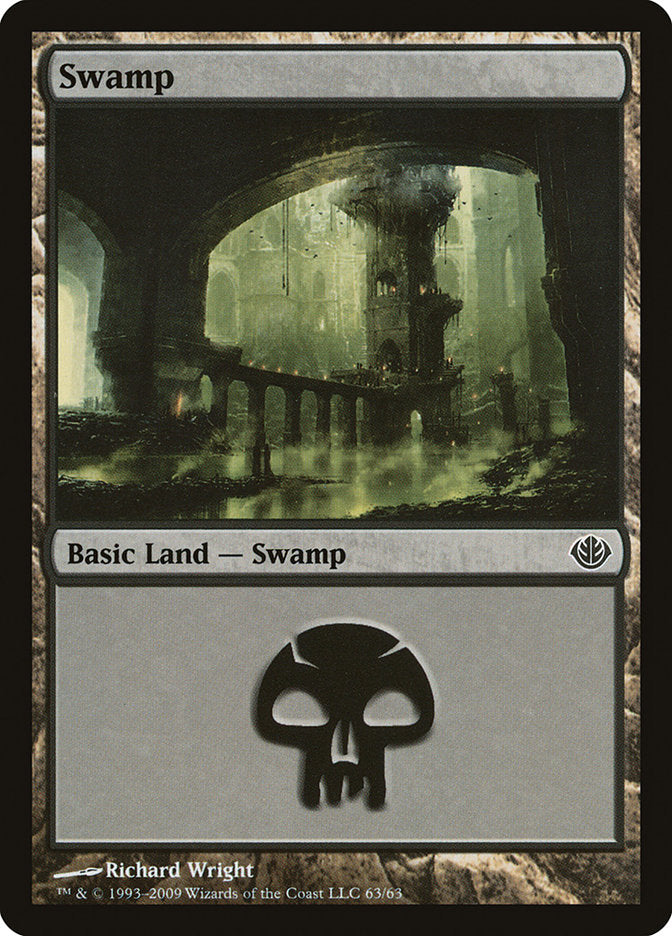 Swamp (63) [Duel Decks: Garruk vs. Liliana] | Game Grid - Logan