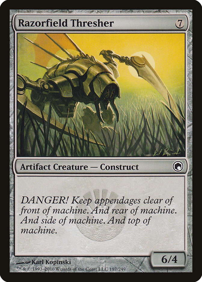 Razorfield Thresher [Scars of Mirrodin] | Game Grid - Logan