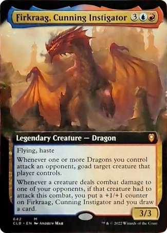 Firkraag, Cunning Instigator (Extended Art) [Commander Legends: Battle for Baldur's Gate] | Game Grid - Logan