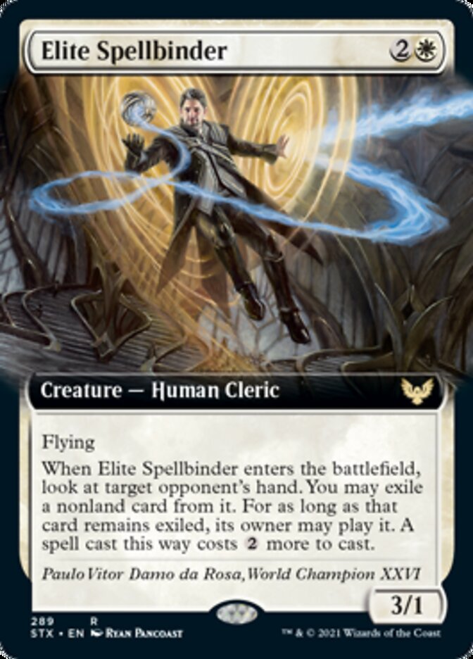 Elite Spellbinder (Extended Art) [Strixhaven: School of Mages] | Game Grid - Logan
