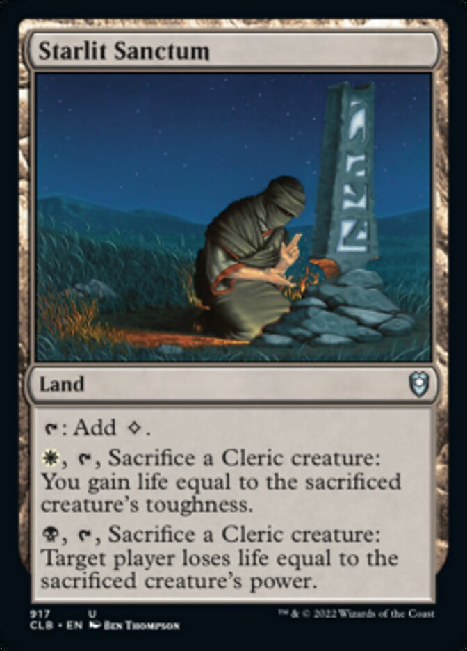 Starlit Sanctum [Commander Legends: Battle for Baldur's Gate] | Game Grid - Logan