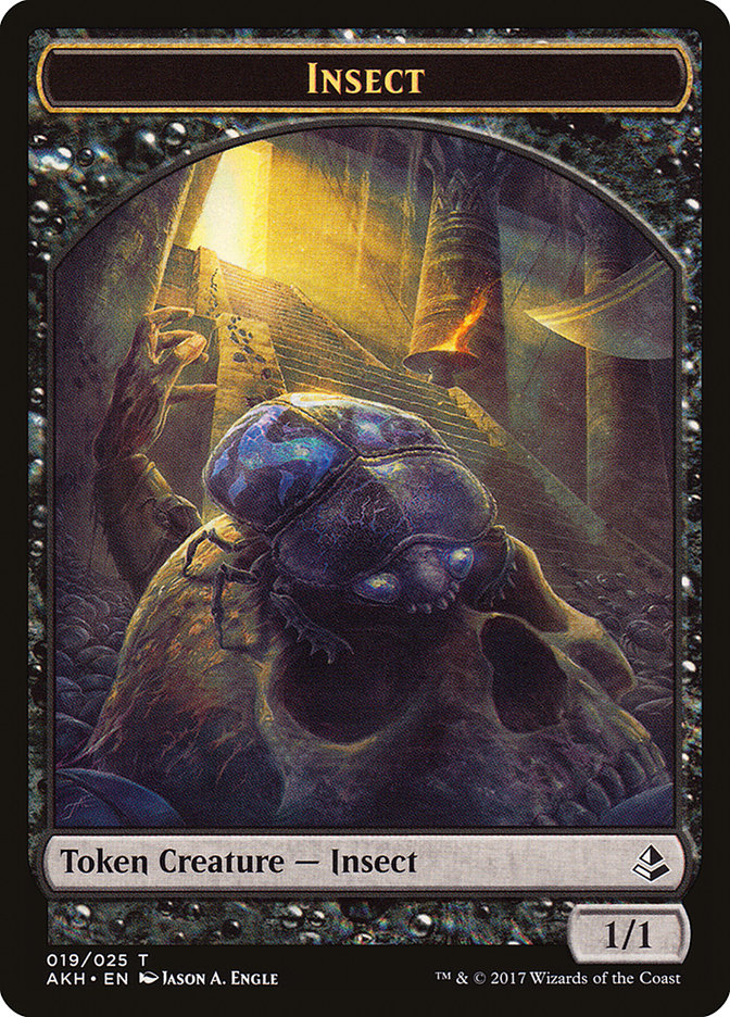 Insect Token [Amonkhet Tokens] | Game Grid - Logan