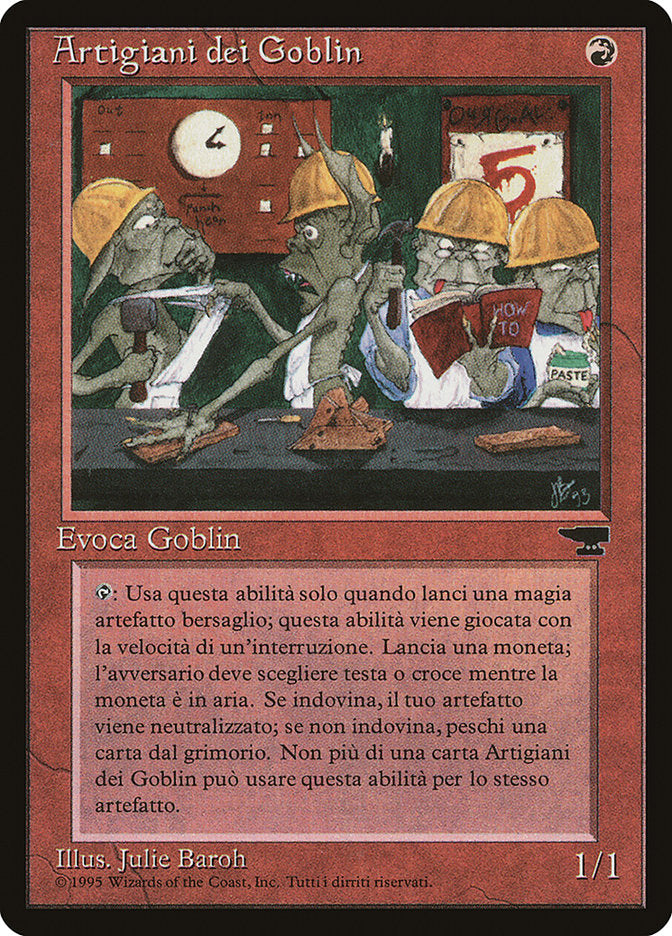 Goblin Artisans (Italian) - "Artigiani dei Goblin" [Rinascimento] | Game Grid - Logan