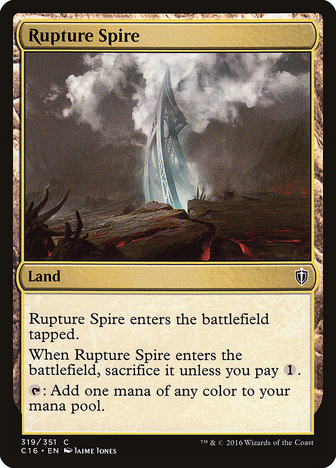 Rupture Spire [Commander 2016] | Game Grid - Logan
