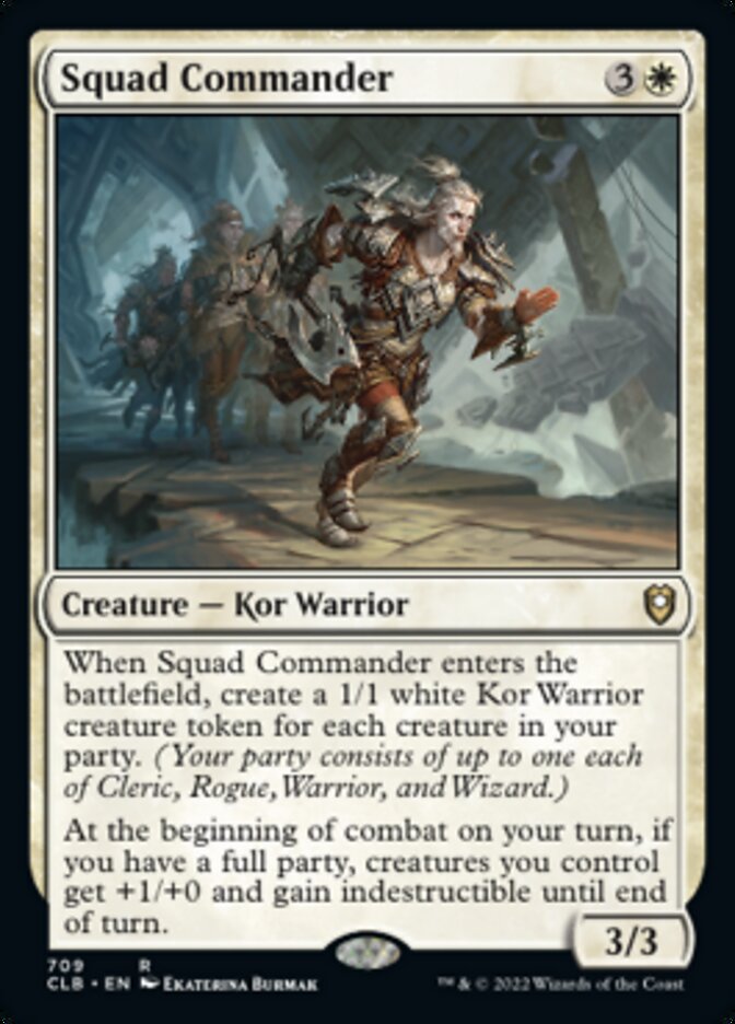 Squad Commander [Commander Legends: Battle for Baldur's Gate] | Game Grid - Logan