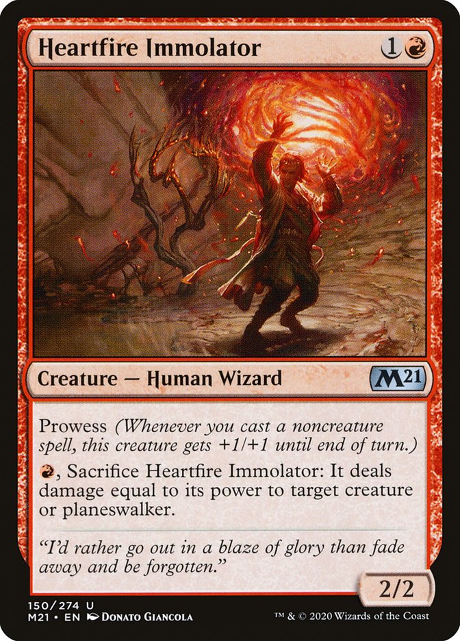 Heartfire Immolator [Core Set 2021] | Game Grid - Logan