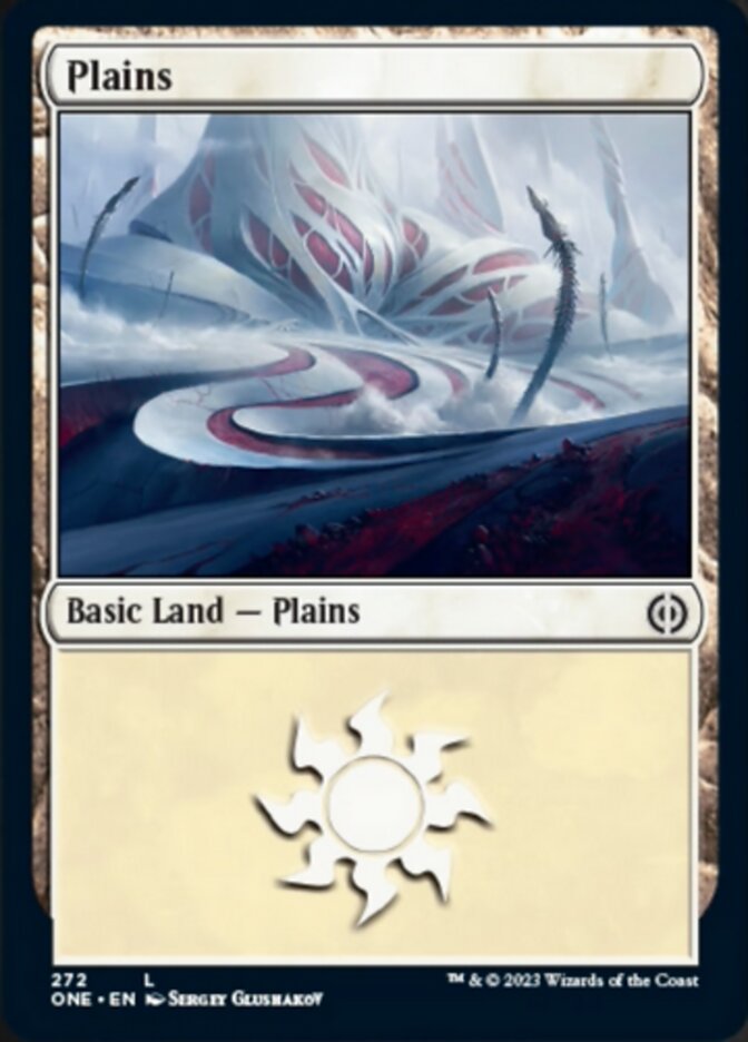 Plains (272) [Phyrexia: All Will Be One] | Game Grid - Logan
