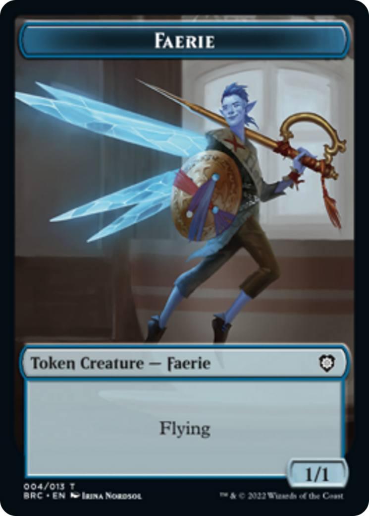 Faerie // Thopter (010) Double-Sided Token [The Brothers' War Commander Tokens] | Game Grid - Logan