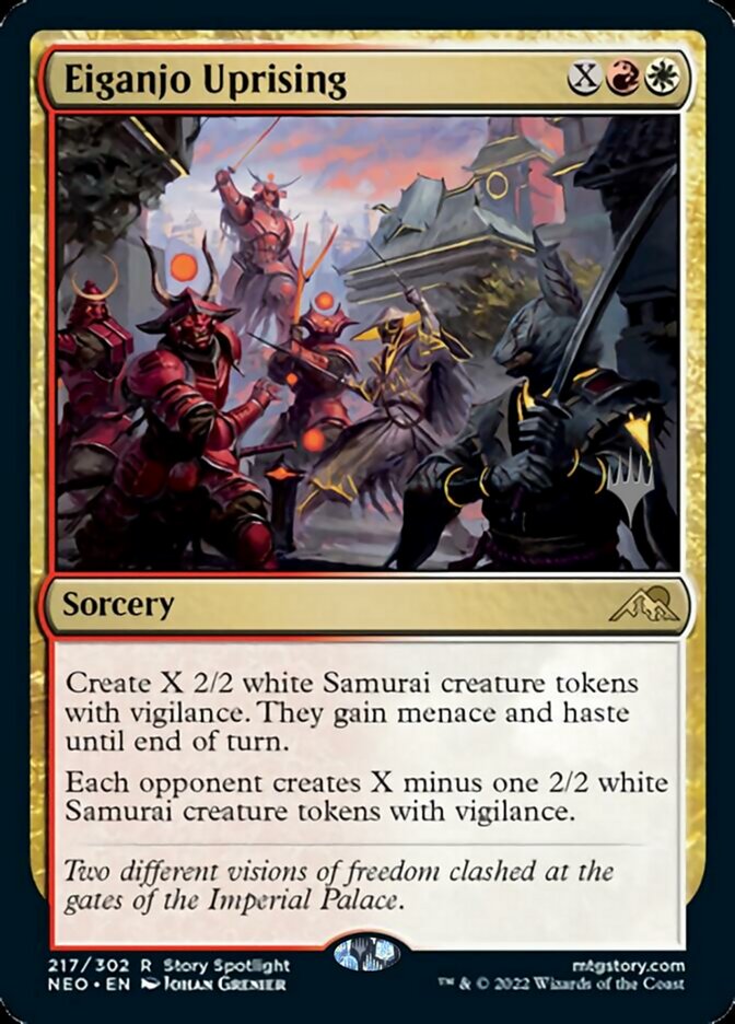 Eiganjo Uprising (Promo Pack) [Kamigawa: Neon Dynasty Promos] | Game Grid - Logan