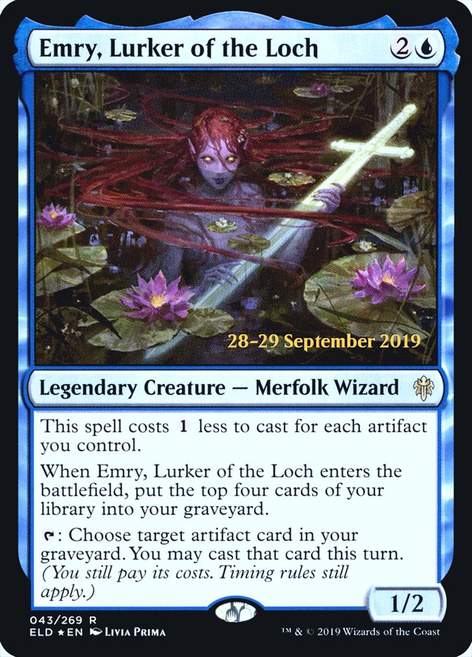 Emry, Lurker of the Loch [Throne of Eldraine Prerelease Promos] | Game Grid - Logan