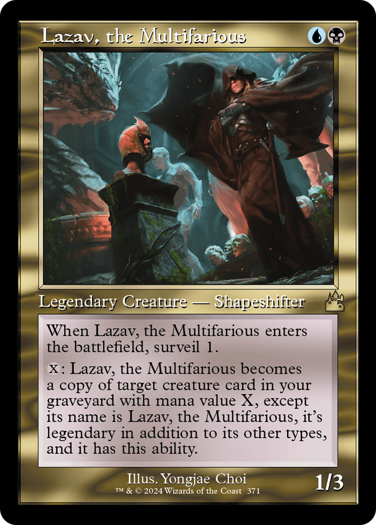 Lazav, the Multifarious (Retro Frame) [Ravnica Remastered] | Game Grid - Logan
