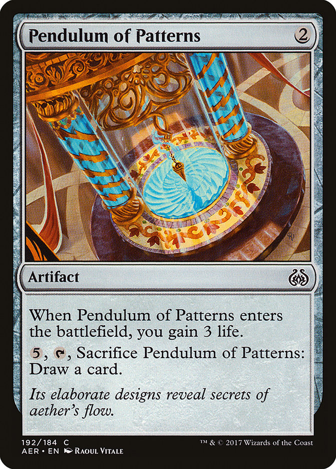 Pendulum of Patterns [Aether Revolt] | Game Grid - Logan