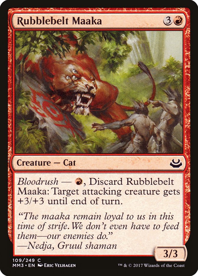 Rubblebelt Maaka [Modern Masters 2017] | Game Grid - Logan