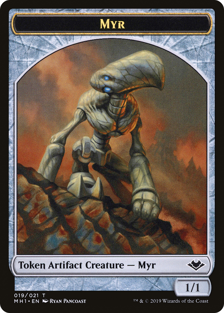 Myr // Thopter Double-Sided Token [Phyrexia: All Will Be One Commander Tokens] | Game Grid - Logan