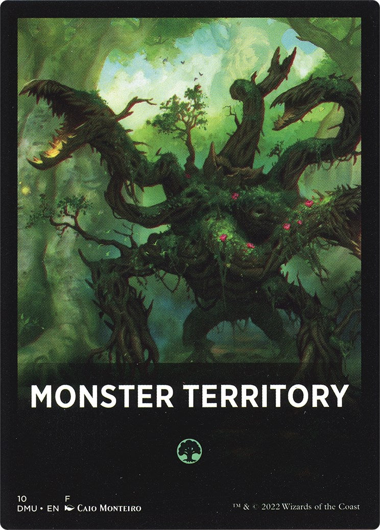 Monster Territory Theme Card [Dominaria United Tokens] | Game Grid - Logan