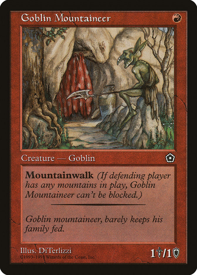 Goblin Mountaineer [Portal Second Age] | Game Grid - Logan