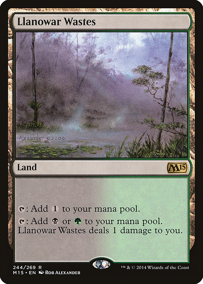 Llanowar Wastes [Magic 2015] | Game Grid - Logan