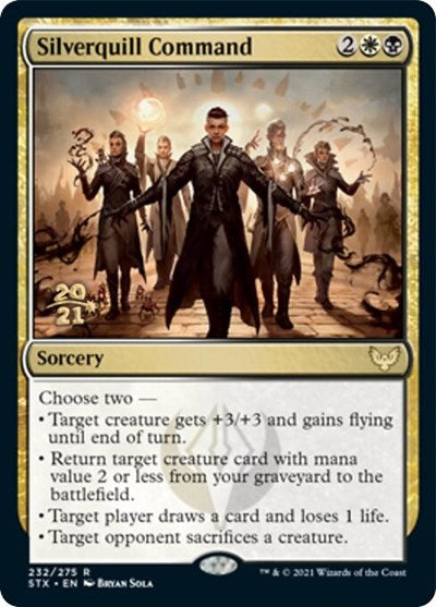 Silverquill Command [Strixhaven: School of Mages Prerelease Promos] | Game Grid - Logan