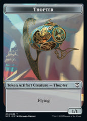 Thopter // Treasure (013) Double-Sided Token [Streets of New Capenna Commander Tokens] | Game Grid - Logan